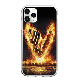 Чехол для iPhone 11 Pro Max матовый с принтом ВИКИНГИ | VIKINGS | V в городе Новоалтайск, Силикон |  | Тематика изображения на принте: vikings serial | бьёрн | викинг сезон | викинги сериал | ивар | лагерта | рангар | ролло | уббе | фильм викинги | харальд