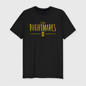 Мужская футболка хлопок Slim с принтом LITTLE NIGHTMARES | ЛИТЛ НАЙТМ в городе Новоалтайск, 92% хлопок, 8% лайкра | приталенный силуэт, круглый вырез ворота, длина до линии бедра, короткий рукав | kid | little nightmares | little nightmares 2 | six | yellow | жёлтый | игры | комиксы | литл найтмерс | шестая
