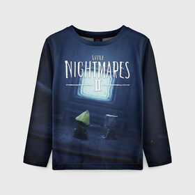 Детский лонгслив 3D с принтом LITTLE NIGHTMARES | ЛИТЛ НАЙТМ в городе Новоалтайск, 100% полиэстер | длинные рукава, круглый вырез горловины, полуприлегающий силуэт
 | kid | little nightmares | little nightmares 2 | six | yellow | жёлтый | игры | комиксы | литл найтмерс | шестая