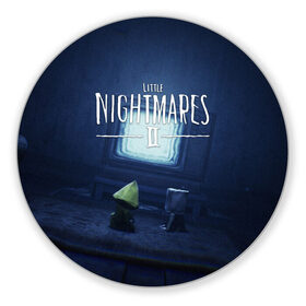 Коврик для мышки круглый с принтом LITTLE NIGHTMARES | ЛИТЛ НАЙТМ в городе Новоалтайск, резина и полиэстер | круглая форма, изображение наносится на всю лицевую часть | kid | little nightmares | little nightmares 2 | six | yellow | жёлтый | игры | комиксы | литл найтмерс | шестая
