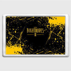Магнит 45*70 с принтом LITTLE NIGHTMARES | ЛИТЛ НАЙТМ в городе Новоалтайск, Пластик | Размер: 78*52 мм; Размер печати: 70*45 | kid | little nightmares | little nightmares 2 | six | yellow | жёлтый | игры | комиксы | литл найтмерс | шестая