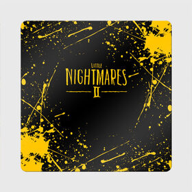 Магнит виниловый Квадрат с принтом LITTLE NIGHTMARES | ЛИТЛ НАЙТМ в городе Новоалтайск, полимерный материал с магнитным слоем | размер 9*9 см, закругленные углы | kid | little nightmares | little nightmares 2 | six | yellow | жёлтый | игры | комиксы | литл найтмерс | шестая