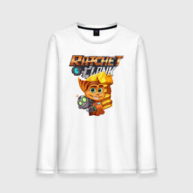Мужской лонгслив хлопок с принтом Ratchet & Clank в городе Новоалтайск, 100% хлопок |  | game | ratchet  clank | галактические рейнджеры | игры | рэтчет и кланr
