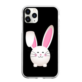 Чехол для iPhone 11 Pro Max матовый с принтом УШАСТИК в городе Новоалтайск, Силикон |  | Тематика изображения на принте: bunny | cartoon | hare | rabbit | зайка | заяц | кролик | мультик | уши