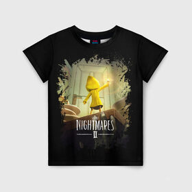 Детская футболка 3D с принтом LITTLE NIGHTMARES | ЛИТЛ НАЙТМ в городе Новоалтайск, 100% гипоаллергенный полиэфир | прямой крой, круглый вырез горловины, длина до линии бедер, чуть спущенное плечо, ткань немного тянется | kid | little nightmares | little nightmares 2 | six | yellow | жёлтый | игры | комиксы | литл найтмерс | шестая