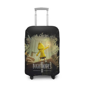 Чехол для чемодана 3D с принтом LITTLE NIGHTMARES | ЛИТЛ НАЙТМ в городе Новоалтайск, 86% полиэфир, 14% спандекс | двустороннее нанесение принта, прорези для ручек и колес | kid | little nightmares | little nightmares 2 | six | yellow | жёлтый | игры | комиксы | литл найтмерс | шестая
