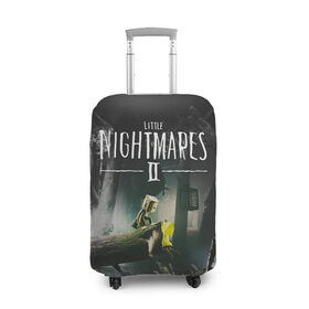Чехол для чемодана 3D с принтом LITTLE NIGHTMARES | ЛИТЛ НАЙТМ в городе Новоалтайск, 86% полиэфир, 14% спандекс | двустороннее нанесение принта, прорези для ручек и колес | kid | little nightmares | little nightmares 2 | six | yellow | жёлтый | игры | комиксы | литл найтмерс | шестая