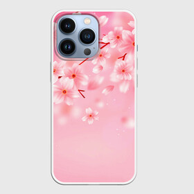 Чехол для iPhone 13 Pro с принтом САКУРА в городе Новоалтайск,  |  | flowers | весна | лепестки | лето | растения | розовый | сакура | цвет. | цветы | япония