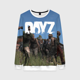 Женский свитшот 3D с принтом DayZ. в городе Новоалтайск, 100% полиэстер с мягким внутренним слоем | круглый вырез горловины, мягкая резинка на манжетах и поясе, свободная посадка по фигуре | dayz | dayz standalone | esport | games | дэйзи | игроки | игролюбители | игроманы | игры | киберспорт | онлайн игра