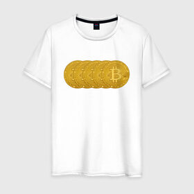 Мужская футболка хлопок с принтом Bitcoin | Инвестиции | Биткоин в городе Новоалтайск, 100% хлопок | прямой крой, круглый вырез горловины, длина до линии бедер, слегка спущенное плечо. | bitcoin | акции | акционер | биткоин | биток | инвестируй | инвестиции | инвестиция | инвестор | монета | правильно | с | умом