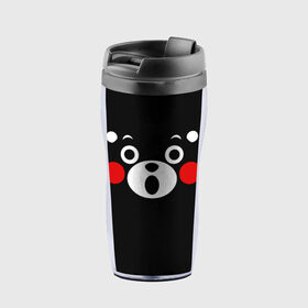 Термокружка-непроливайка с принтом KUMAMON | КУМАМОН в городе Новоалтайск, внутренняя часть — пищевой пластик, наружная часть — прозрачный пластик, между ними — полиграфическая вставка с рисунком | объем — 350 мл, герметичная крышка | bear | japan | japanese | kumamon | kumamoto | аниме | игрушка | кумамон | кумамото сапурайдзу | медведь | мишка | персонаж | талисман | япония