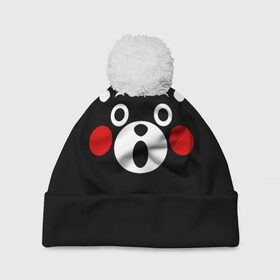 Шапка 3D c помпоном с принтом KUMAMON | КУМАМОН в городе Новоалтайск, 100% полиэстер | универсальный размер, печать по всей поверхности изделия | bear | japan | japanese | kumamon | kumamoto | аниме | игрушка | кумамон | кумамото сапурайдзу | медведь | мишка | персонаж | талисман | япония