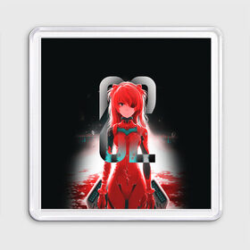 Магнит 55*55 с принтом Asuka Langley в городе Новоалтайск, Пластик | Размер: 65*65 мм; Размер печати: 55*55 мм | Тематика изображения на принте: eva | eva 00 | eva 01 | eva 02 | rei | rei ayanami | shinji ikari | аска | ева | ева 02 | евангелион