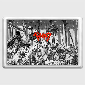 Магнит 45*70 с принтом BERSERK | БЕРСЕРК в городе Новоалтайск, Пластик | Размер: 78*52 мм; Размер печати: 70*45 | anime | anime berserk | berserk | knight | manga | аниме | аниме берсерк | берсерк | клеймо | манга | рыцарь
