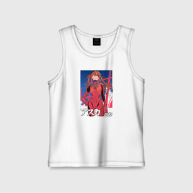 Детская майка хлопок с принтом asuka langley в городе Новоалтайск,  |  | eva | eva 00 | eva 01 | eva 02 | rei | rei ayanami | shinji ikari | аска | ева | ева 02 | евангелион
