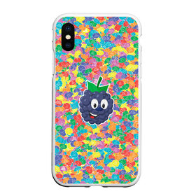 Чехол для iPhone XS Max матовый с принтом Ежевика АПВ в городе Новоалтайск, Силикон | Область печати: задняя сторона чехла, без боковых панелей | амулет | антивирус | антидепрессант | антистресс | ежевика | иммуномодулятор | коллаж | мультяшный | оберег | талисман | тотем | ягода