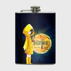 Фляга с принтом Little Nightmares 2 в городе Новоалтайск, металлический корпус | емкость 0,22 л, размер 125 х 94 мм. Виниловая наклейка запечатывается полностью | little nightmares | страшилка | страшная игра | ужас | хоррор