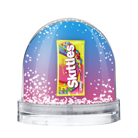Снежный шар с принтом Skittles | Желтый в городе Новоалтайск, Пластик | Изображение внутри шара печатается на глянцевой фотобумаге с двух сторон | skittles | sweet sours | yellow | градиент | желтый | красный | радуга | розовый | синий | скитлс | фиолетовый