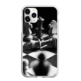 Чехол для iPhone 11 Pro матовый с принтом Шахматы в городе Новоалтайск, Силикон |  | Тематика изображения на принте: доска | игра | игровая | игры | конь | короли | король | ладья | логика | настольная | настольные | пешка | пешки | спорт | туча | ферзь | шахматный | шахматы