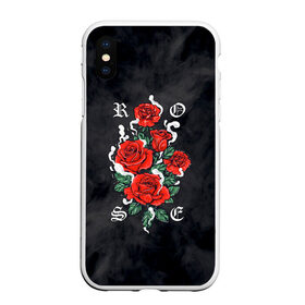 Чехол для iPhone XS Max матовый с принтом РОЗЫ | ROSES SMOKE в городе Новоалтайск, Силикон | Область печати: задняя сторона чехла, без боковых панелей | Тематика изображения на принте: chery | flowers | japan | roses | sakura | вишня | растения | розы | ромашка | сакура | тюльпаны | цветы | цветы сакуры | япония