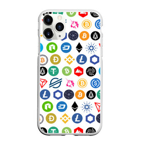 Чехол для iPhone 11 Pro Max матовый с принтом BITCOIN PATTERN | БИТКОИН(Z) в городе Новоалтайск, Силикон |  | binance coin | bitcoin | blockchain | btc | cardano | crypto | ethereum | polkadot | tether | xrp | биткоин | блокчейн | валюта | деньги | криптовалюта | майнер | майнинг | паттерн | цифровая валюта | цифровое золото | эфир