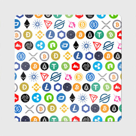 Магнит виниловый Квадрат с принтом BITCOIN PATTERN | БИТКОИН(Z) в городе Новоалтайск, полимерный материал с магнитным слоем | размер 9*9 см, закругленные углы | Тематика изображения на принте: binance coin | bitcoin | blockchain | btc | cardano | crypto | ethereum | polkadot | tether | xrp | биткоин | блокчейн | валюта | деньги | криптовалюта | майнер | майнинг | паттерн | цифровая валюта | цифровое золото | эфир