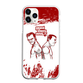 Чехол для iPhone 11 Pro Max матовый с принтом Тревор vs Майкл | GTA 5 в городе Новоалтайск, Силикон |  | 4 | 5 | five | games | grand theft auto | gta | gta v | los santos | online | rockstar | san andreas | великое авто воровство | гта | гташка | игры | логотип | лос сантос | майкл | мафия | ограбление | онлайн | пеф | рокстар | самп | сан андреас 