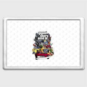 Магнит 45*70 с принтом Grand Theft Auto iii в городе Новоалтайск, Пластик | Размер: 78*52 мм; Размер печати: 70*45 | 4 | 5 | five | games | grand theft auto | gta | gta v | los santos | online | rockstar | san andreas | великое авто воровство | гта | гташка | игры | логотип | лос сантос | майкл | мафия | ограбление | онлайн | пеф | рокстар | самп | сан андреас 