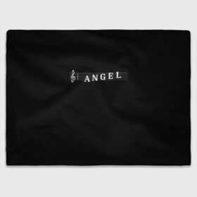 Плед 3D с принтом Angel в городе Новоалтайск, 100% полиэстер | закругленные углы, все края обработаны. Ткань не мнется и не растягивается | angel | clef | instrument | music | musical | notation | note | notes | tablature | treble | ангел | грамота | инструмент | ключ | музыка | музыкальный | нота | нотная | ноты | скрипичный | табулатура