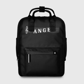 Женский рюкзак 3D с принтом Angel в городе Новоалтайск, 100% полиэстер | лямки с регулируемой длиной, сверху ручки, чтобы рюкзак нести как сумку. Основное отделение закрывается на молнию, как и внешний карман. Внутри два дополнительных кармана, один из которых закрывается на молнию. По бокам два дополнительных кармашка, куда поместится маленькая бутылочка
 | angel | clef | instrument | music | musical | notation | note | notes | tablature | treble | ангел | грамота | инструмент | ключ | музыка | музыкальный | нота | нотная | ноты | скрипичный | табулатура