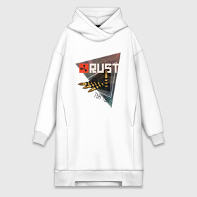 Платье-худи хлопок с принтом Rust | Стучим в дверь соседу | Раст в городе Новоалтайск,  |  | farm | online | raid | rust | steam | взрыв | геометрия | игра | листья | лого | оружие | патрон | патроны | разрывной | раст | растер | рейд | рейдер | стим | тук | фарм | фармила