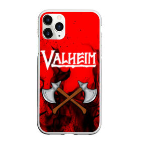 Чехол для iPhone 11 Pro матовый с принтом VALHEIM в городе Новоалтайск, Силикон |  | coffee stain | valheim | vikings | вальхайм | вальхеим | вальхейм. | викинги | выживание | гарпун бездны | мечи