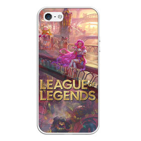 Чехол для iPhone 5/5S матовый с принтом Красотка | LOL в городе Новоалтайск, Силикон | Область печати: задняя сторона чехла, без боковых панелей | league of legends | lol | moba | лига легенд | лол | моба