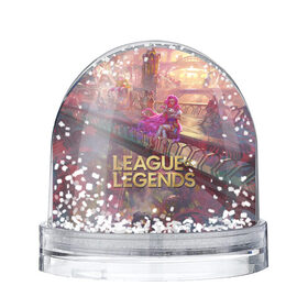 Снежный шар с принтом Красотка | LOL в городе Новоалтайск, Пластик | Изображение внутри шара печатается на глянцевой фотобумаге с двух сторон | league of legends | lol | moba | лига легенд | лол | моба