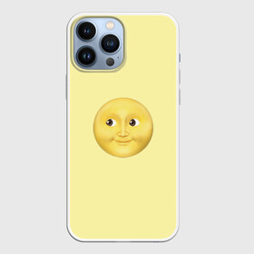 Чехол для iPhone 13 Pro Max с принтом светлая луна в городе Новоалтайск,  |  | Тематика изображения на принте: луна | любовь | пара | смайлик | темный | эмоджи