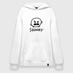 Худи SuperOversize хлопок с принтом SHOOKY | BTS в городе Новоалтайск, 70% хлопок, 30% полиэстер, мягкий начес внутри | карман-кенгуру, эластичная резинка на манжетах и по нижней кромке, двухслойный капюшон
 | army | bangtan boys | bt21 | bts | bts stickers | chimmy | cooky | k pop | koya | mang | monster | rap monster | rapmon | rj | rm | shooky | tata | van | бтс | ви | джей хоуп | джонгук | кейпоп | реп монстр | стикеры bts | сюга | чимин | чин