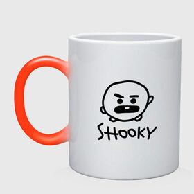 Кружка хамелеон с принтом SHOOKY | BTS в городе Новоалтайск, керамика | меняет цвет при нагревании, емкость 330 мл | army | bangtan boys | bt21 | bts | bts stickers | chimmy | cooky | k pop | koya | mang | monster | rap monster | rapmon | rj | rm | shooky | tata | van | бтс | ви | джей хоуп | джонгук | кейпоп | реп монстр | стикеры bts | сюга | чимин | чин