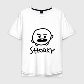Мужская футболка хлопок Oversize с принтом SHOOKY | BTS в городе Новоалтайск, 100% хлопок | свободный крой, круглый ворот, “спинка” длиннее передней части | army | bangtan boys | bt21 | bts | bts stickers | chimmy | cooky | k pop | koya | mang | monster | rap monster | rapmon | rj | rm | shooky | tata | van | бтс | ви | джей хоуп | джонгук | кейпоп | реп монстр | стикеры bts | сюга | чимин | чин