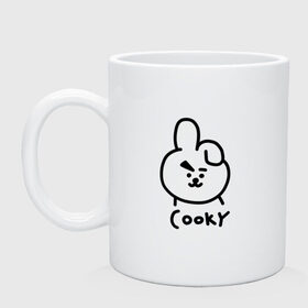 Кружка керамическая с принтом COOKY | BTS в городе Новоалтайск, керамика | объем — 330 мл, диаметр — 80 мм. Принт наносится на бока кружки, можно сделать два разных изображения | army | bangtan boys | bt21 | bts | bts stickers | chimmy | cooky | k pop | koya | mang | monster | rap monster | rapmon | rj | rm | shooky | tata | van | бтс | ви | джей хоуп | джонгук | кейпоп | реп монстр | стикеры bts | сюга | чимин | чин