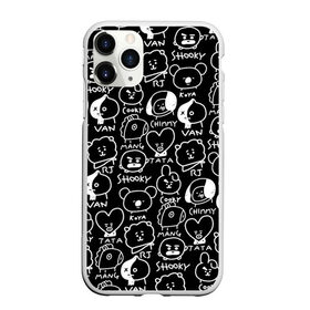 Чехол для iPhone 11 Pro матовый с принтом BTS | BT21 в городе Новоалтайск, Силикон |  | army | bangtan boys | bt21 | bts | bts stickers | chimmy | cooky | k pop | koya | mang | monster | rap monster | rapmon | rj | rm | shooky | tata | van | бтс | ви | джей хоуп | джонгук | кейпоп | реп монстр | стикеры bts | сюга | чимин | чин