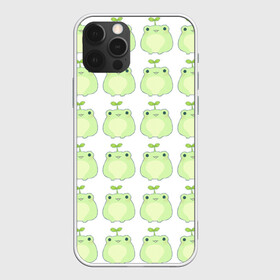 Чехол для iPhone 12 Pro Max с принтом лягушки-росточки  в городе Новоалтайск, Силикон |  | животные | клубника | лягушка | милота | природа | росток