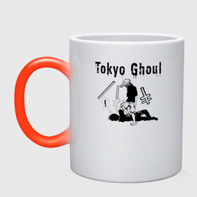 Кружка хамелеон с принтом Токийский гуль | Tokyo Ghoul в городе Новоалтайск, керамика | меняет цвет при нагревании, емкость 330 мл | anime | kaneki ken | tokyo ghoul | tokyo ghoul: re | аниме | анимэ | гули | джузо сузуя | канеки кен | кузен йошимура | наки | нишики нишио | ре | ренджи йомо | ризе камиширо | токийский гуль | тоука киришима | ута