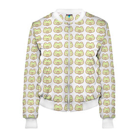Женский бомбер 3D с принтом лягушечки в городе Новоалтайск, 100% полиэстер | застегивается на молнию, по бокам два кармана без застежек, мягкие манжеты, по низу бомбера и на воротнике — эластичная резинка | животные | лягушка | милота | природа