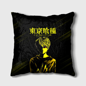 Подушка 3D с принтом Kaneki Ken желтый в городе Новоалтайск, наволочка – 100% полиэстер, наполнитель – холлофайбер (легкий наполнитель, не вызывает аллергию). | состоит из подушки и наволочки. Наволочка на молнии, легко снимается для стирки | anime | kaneki ken | tokyo ghoul | tokyo ghoul: re | аниме | анимэ | гули | джузо сузуя | канеки кен | кузен йошимура | наки | нишики нишио | ре | ренджи йомо | ризе камиширо | токийский гуль | тоука киришима | ута
