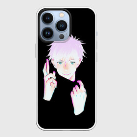 Чехол для iPhone 13 Pro с принтом ГОДЖО САТОРУ | GOJO SATORU в городе Новоалтайск,  |  | Тематика изображения на принте: anime | gojo satoru | jujutsu kaisen | аниме | годжо | годжо сатору | итадори юдзи | магическая битва | мегуми | сатору | сукуна | юта