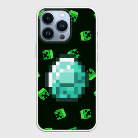 Чехол для iPhone 13 Pro с принтом МАЙНКРАФТ | MINECRAFT в городе Новоалтайск,  |  | creeper | game | minecraft | блоки | грифер | игры | квадраты | компьютерная игра | крипер | маинкрафт | майн | майнкравт | майнкрафт