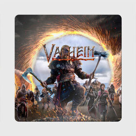 Магнит виниловый Квадрат с принтом Valheim. в городе Новоалтайск, полимерный материал с магнитным слоем | размер 9*9 см, закругленные углы | Тематика изображения на принте: esport | games | valheim | валхейм | вальхейм | игроки | игролюбители | игроманы | игры | киберспорт | симулятор выживания | скандинавская мифология | экшен