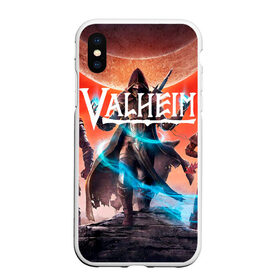 Чехол для iPhone XS Max матовый с принтом Valheim. в городе Новоалтайск, Силикон | Область печати: задняя сторона чехла, без боковых панелей | Тематика изображения на принте: esport | games | valheim | валхейм | вальхейм | игроки | игролюбители | игроманы | игры | киберспорт | симулятор выживания | скандинавская мифология | экшен
