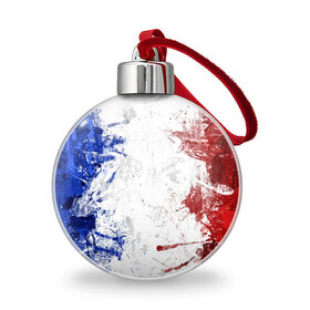 Ёлочный шар с принтом BLUE WHITE & RED в городе Новоалтайск, Пластик | Диаметр: 77 мм | Тематика изображения на принте: abstraction | france | texture | абстракция | арт | белый | взрыв | дизайн | искусство | капли | кляксы | краска | красный | красочный | разводы | синий | текстура | флаг | флаг франции | франция | холст | цвета | эмоции