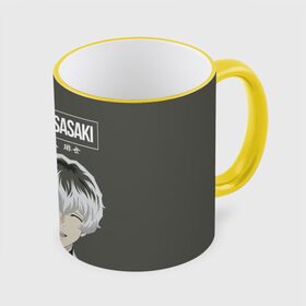 Кружка с принтом HAISE SASAKE Tokyo Ghoul в городе Новоалтайск, керамика | ёмкость 330 мл | anime | kaneki ken | tokyo ghoul | tokyo ghoul: re | аниме | анимэ | гули | джузо сузуя | канеки кен | кузен йошимура | наки | нишики нишио | ре | ренджи йомо | ризе камиширо | токийский гуль | тоука киришима | ута